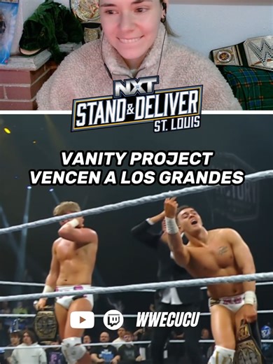 Vanity Project retienen los campeonatos contra los Grandes Americanos #wwe #wrestling #luchalibre #wweespañol #nxt @wwe @wweespano