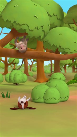 Cheeky Monkey Being a Copycat! | Leo the Wildlife Ranger #shorts