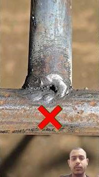welding tricks for round iron joints to produce super strong welds