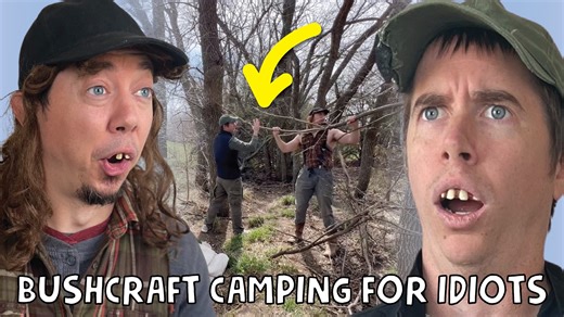 56K views · 1.7K reactions | BUSHCRAFT CAMPING FOR IDIOTS You won't...