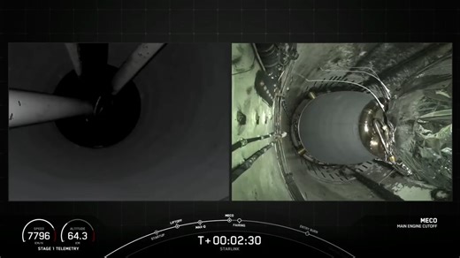 6.2K views · 114 reactions | A SpaceX Falcon 9 launched 28 Starlink satellites from NASA’s Kennedy Space Center in Florida on May 13, 2025 at 1:02 a.m. EDT (0502 GMT). Take a closer look  https://space-com.visitlink.me/7-4p_o "It was the 28th liftoff for this particular rocket's first stage, breaking the reuse mark of the same booster set on April 13," according to Space.com. Credit: SpaceX | Space.com | Facebook