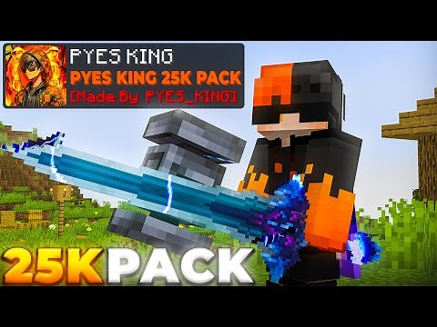 25K Ultimate Texture Pack 🎮 | PvP ✦ SMP ✦ Mods I PYES KING