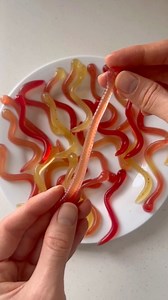 2 ingredient gummy worms (sour or sweet — you choose!). They’re gluten free, dairy free, and refined sugar free, and so easy to make. #gummyworms #gummies #healthyrecipes #homemadecandy #refinedsugarfreetreats #dairyfreerecipes #glutenfreerecipes #sourgummyworms | The Bigley Basics