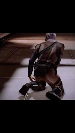 Yep. Heat Round to the leg. Not pretty. #gaming #masseffect #alien #prisoner #dlc