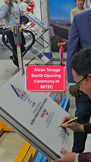 Opening Ceremony of Aliran Tenaga Technology Sdn. Bhd. Booth @Metaltech Exhibition