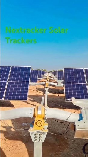 Nextracker Solar Trackers #solar #solarenergy #construction #video #vairalvideo #trending