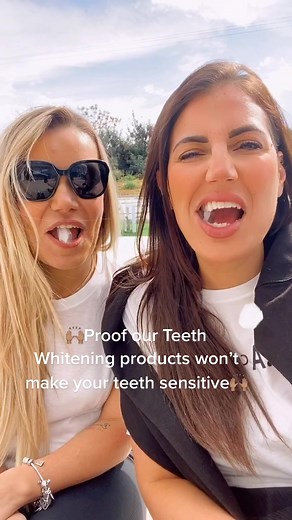 “Teeth whitening makes your teeth sensitive” 😂