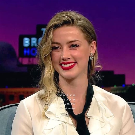 amber heard archive on Instagram: "AMBER HEARD ON THE LATE LATE SHOW WITH JAMES CORDEN (2015) #amberheard #amberheardedit"
