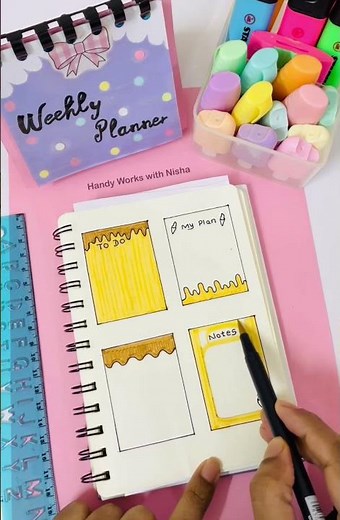 Bullet journaling 🍦 / Sticky Note Design