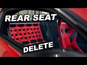 Best Rear Seat Delete?! | GR86, BRZ, 86, & FRS