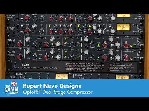 New At NAMM 2026: Rupert Neve Designs OptoFET Dual Stage Compressor