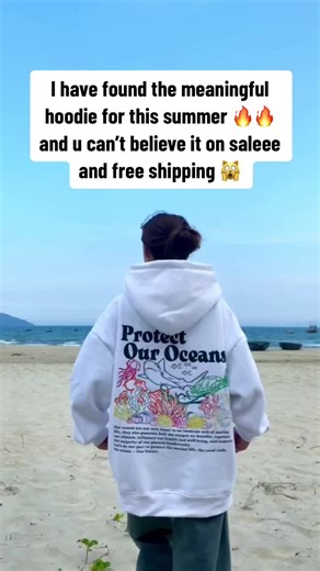 #ad Protect Our Oceans…♥️🌊🐬 #hoodie #ocean #oceans #oceanlife #sea #beach #beachvibes #protectouroceans #summer #summervibes #summertime #gift #foryou #viral #TikTokShop