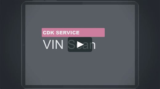 CDK Service Vin Scan Demo