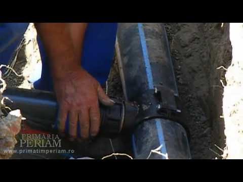 Bransare la noua de retea de apa curenta din Periam