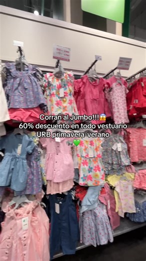 Magdalena Labrin Rojas on Instagram: "Hasta el 01/01/2026😱 Todo vestuario URB primavera-verano con 60% de descuento en Jumbo!!!🐘💚 #jumbo #ofertas #descuento #oferta #dato @jumbochile"