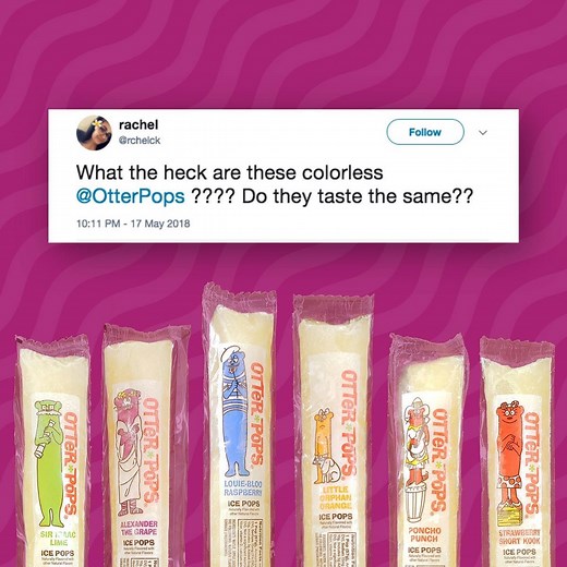 72K views · 1K reactions | We took the color away, but not the flavor. Our 100% Fruit Juice Colorless pops are just as delicious as the originals! Now available at select Costco stores. | Otter Pops | Facebook