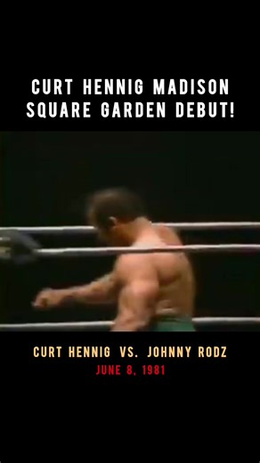 Curt Hennig's Exciting Madison Square Garden Debut