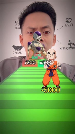 Krillin vs frieza #manga #anime #dragoball