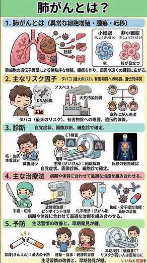 【肺がんの真実】生存率を分けるのは早期発見！リスク・症状・最新治療から予防法まで徹底解説｜命を守るための完全ガイド