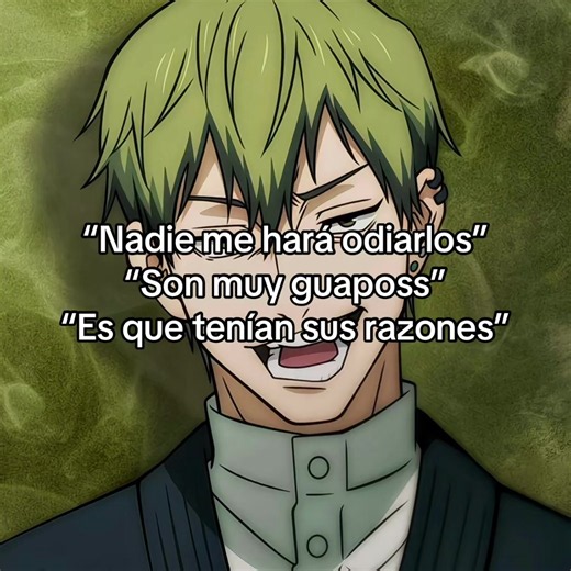 #JUJUTSUKAISEN | No me malinterpreten, no es hate hacia ningún personaje ( a excepcion de Naoya🤢) está bien que te guste un personaje y te parezca “guapo” pero hablo de la misoginia que se presenta en el fandom, porque mientras amas a personajes que tienen actitudes cuestionables (como Naoya que es un mach1sta, es pdflo, absdor, y muchas otras cosas) odias a personajes femeninos por cosas tan absurdas como tener una atracción hacia un personaje o por “interferir” en un shipeo. Está bien que no 