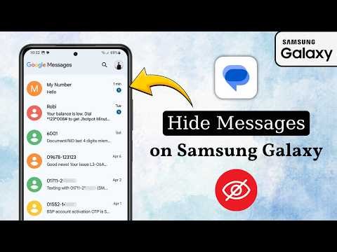 Hide Messages on Samsung 😳 (No One Can See Them!)