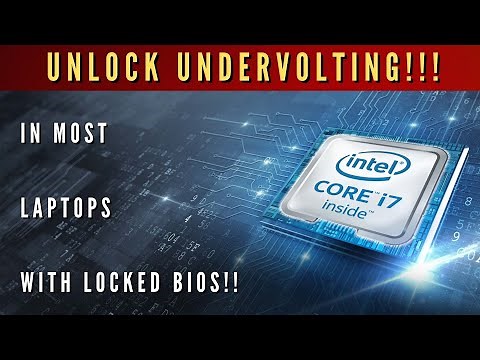 How to undervolt any laptop with a locked bios!!! (updated) #undervolting #undervolt #throttlestop