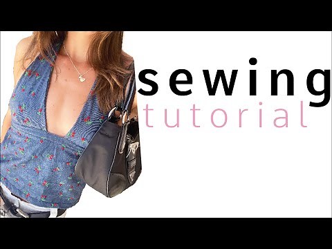 Halter Top - Sewing Tutorial