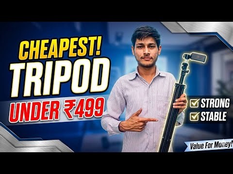 CHEAPEST TRIPOD EVER?! ($5 Review!)