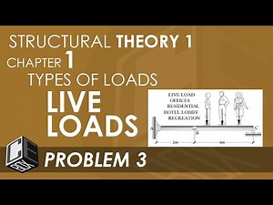 Structural Theory 1 Chapter 1 Live Loads Problem 3 (PH)