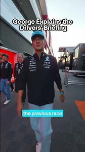 George Russell Explains What REALLY Happens in the F1 Drivers’ Briefing 😂