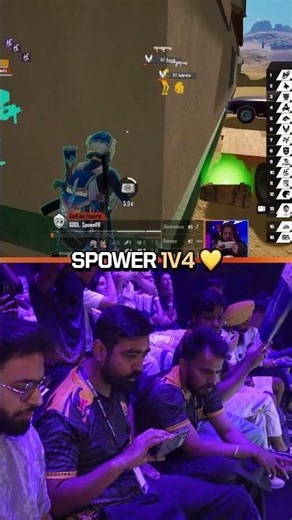 ‪@SPowerGaming‬ 1v4 SENT THE CROWD CRAZY! 🤯🔥 | PMWC AT EWC 26