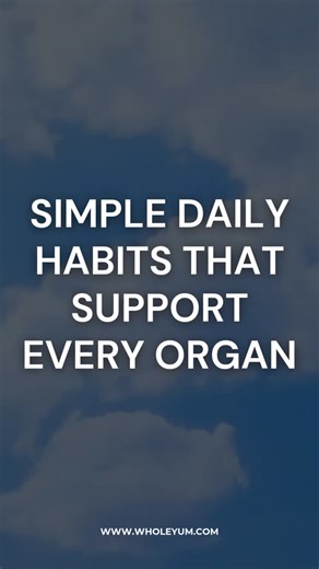 WholeYum on Instagram: "Each organ responds to a simple habit. Walking for your heart. Reading for your brain. Sleep for your immune system. Small actions add up over time. Start with one habit your body needs most today. Follow @wholeyumm for holistic wellness tips that support your mind, body, and nervous system. #HolisticHealth #MindBodyWellness #HealthyHabits #WellnessRoutine #NervousSystemCare #PreventiveHealth #DailyWellness #SelfCareHabits #Wholeyumm"