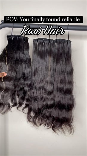 POV: You finally found reliable raw hair.. save this for later.￼￼