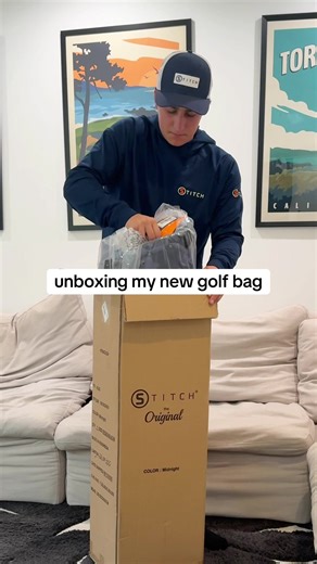 Unboxing My New SL2 Airwalker Golf Bag