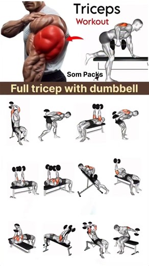 9 Best Tricep Exercises By Equipment#tricepsexercise #triceps