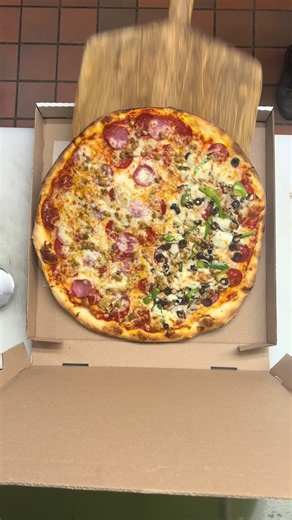 Build your own pizza half and half