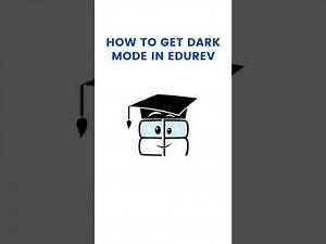 How to turn on Dark Mode in the EduRev App? Video Lecture - Software Development
