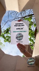If you were looking for a sign, here it is ⬇️ #phillypretzelfactory #ppf #natiionalpretzelday #freepretzels #npd #april26 #madetocrave | Philly Pretzel Factory