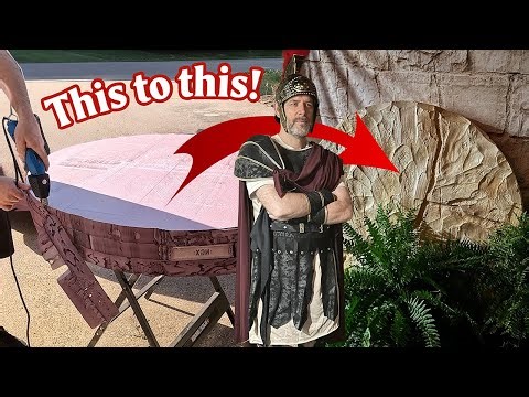 Carving Foam Into Stone With a Hot Knife