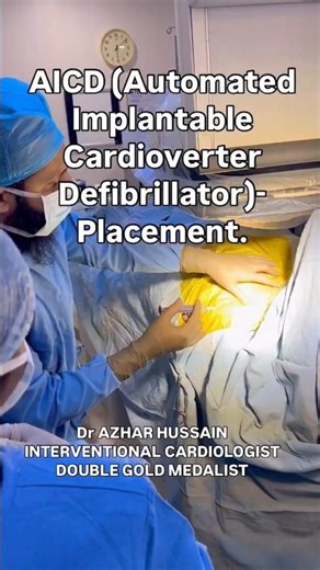 AICD (Automated Implantable Cardioverter Defibrillator) Placement #cardiologyexperts #cardiacrehab