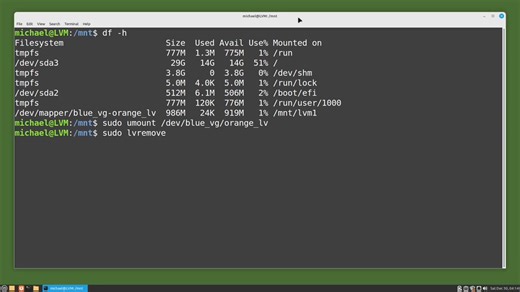 092. LVM pt2 - Add a File System and Remove LVM [vjg2TqKNi-w]