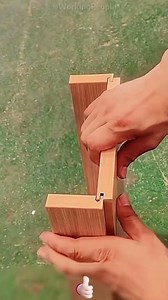 Tutorial on the joining method of begonia corners in woodworking 🪓🧱📖
