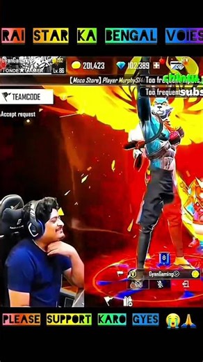 Raistar ki voice ma gale🤣🤣😈.