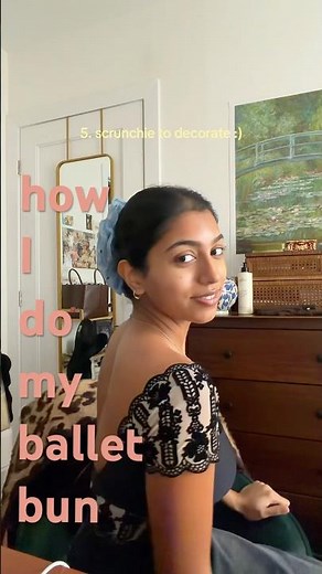 ballet bun tutorial (for thin hair) #ballet #ballerina #hairstyle #hairtutorial