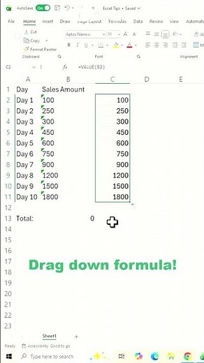 Why Excel Won’t Add These Numbers