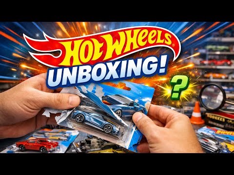 \tLate-Night Hot Wheels Unboxing Session