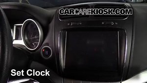 How to Set the Clock / Change Time on a 2011 Dodge Journey Mainstreet 3.6L V6 FlexFuel