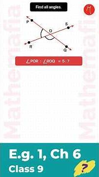🚀 ⚡ Example 1, Chapter 6, Class 9 🔥 Lines and Angles| Figure 6.9 | NCERT