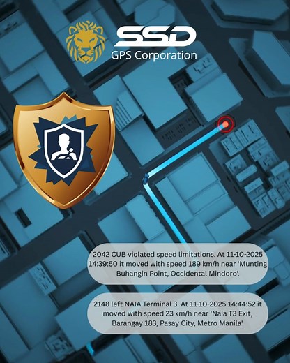 🛡️ Proactive Protection: How SSD GPS Redefines Safety. 🛡️ Safety isn't just about knowing where your vehicle is—it's about getting an alert before a small issue becomes a big problem. Our SSD GPS platform is designed to be your silent security officer, delivering critical real-time alerts right to your phone: Geofence Alerts: Know the moment your vehicle enters or exits a designated safe zone (like your home or office). Overspeed Alerts: Encourage safer driving behavior and reduce risk on the 