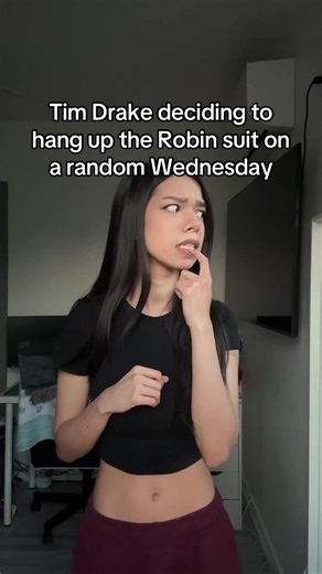 Inspo by @Kobe because we were literally crashing out about this writing direction😭 like Tim I get it but like I also don’t?? #timdrake #batman #robin #dcccomics #comictok